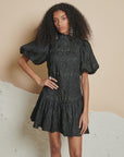 Salome jacquard mini dress