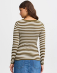 Diane LS Top - Lizard Stripe