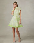 Diaz Shirt Dress - Lime Green