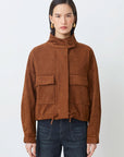 Dorian Cropped Jacket - Brown