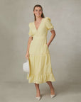 Dorothy Lace Dress - Lemon