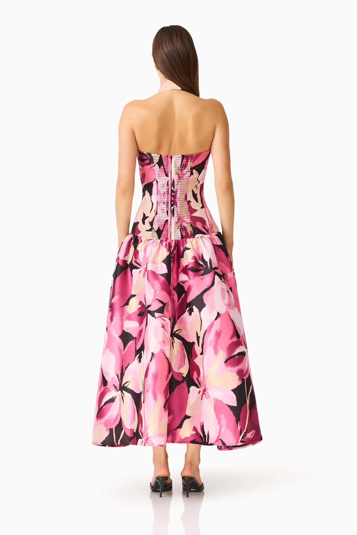 Lumiflora halter gown