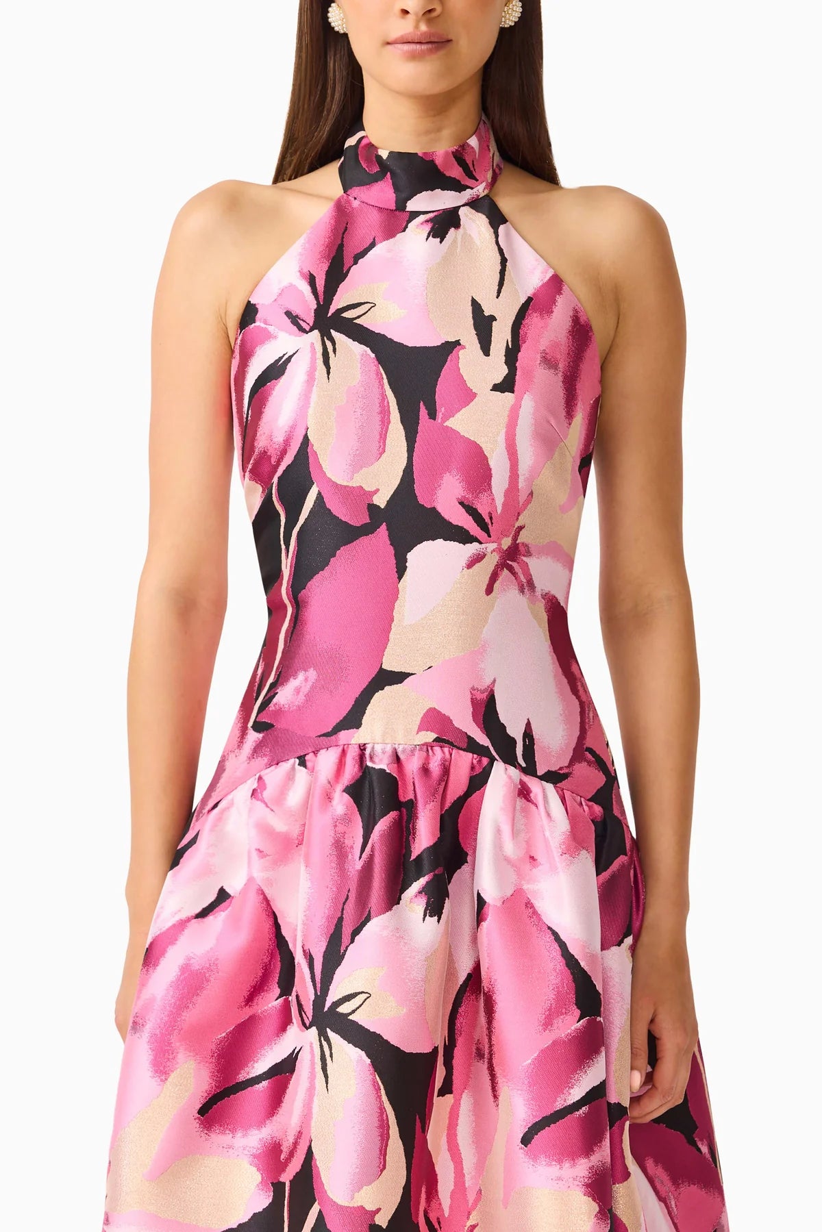 Lumiflora halter gown
