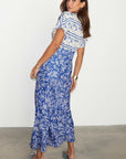 Elodie Dress - Blue Mosaic