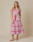 Eloise Pink Stripe Dress