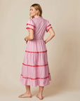 Eloise Pink Stripe Dress