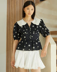Erades Collar Blouse