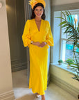 Francis Plunge Midi - Canary Yellow