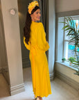 Francis Plunge Midi - Canary Yellow