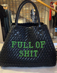 Vegan Full of Shit bag - Green