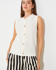 Gil Sleeveless Cardigan