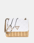 Giully Straw XBody Bag - White