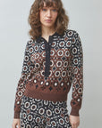 Palmoras Print Cardigan
