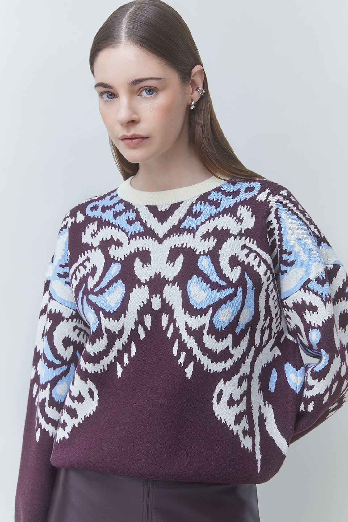 Pavaro Print Sweater