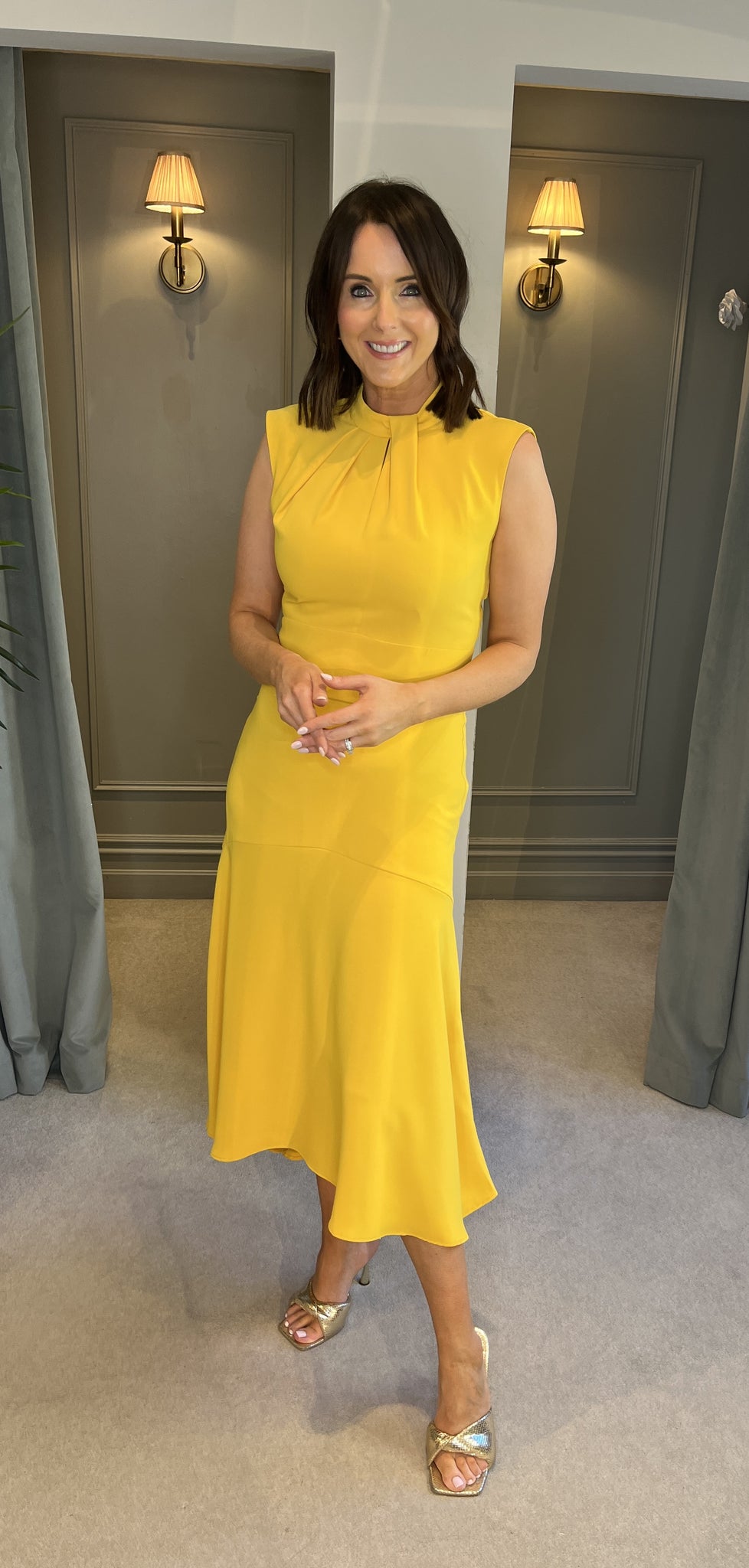 Harper Dress - Oyster