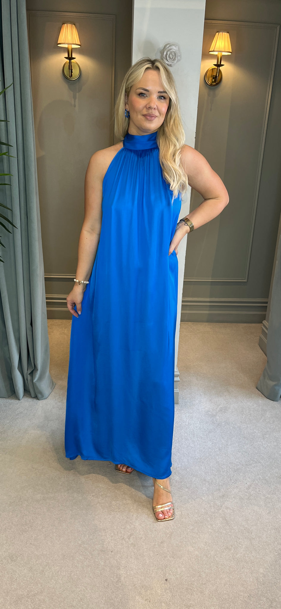 Auberya Dress - Blue