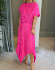 Mila Dress - Barbie Pink