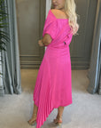 Mila Dress - Barbie Pink