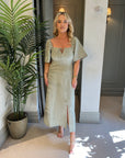 Kehlani Midi Dress - Khaki