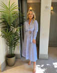 Dove Blue Shirt Dress