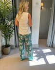 Yetta Print Pant - Green