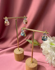 Butterfly Stud Earrings - Pink