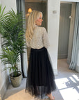 Matilda tulle skirt black