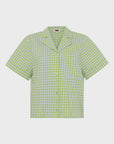 Ilea Green Gingham Shirt