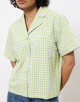 Ilea Green Gingham Shirt