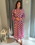 Menton Stripe Maxi Dress