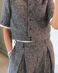 Jerk Wide Trousers - Grey
