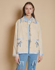 Larsson Applique Jacket - Cream