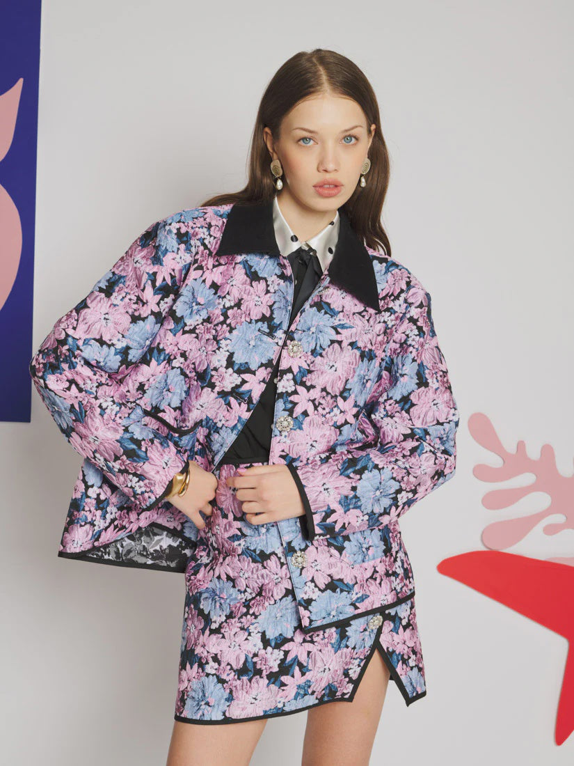 Floral Canvas Jacket