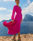 Jagger Maxi Dress - Magenta