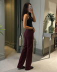 Jessica jeans - Burgundy
