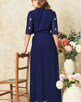 Jillian Wrap Dress - Navy