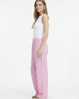 Jilma Gingham Trousers - Pink