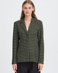 Kate Check Blazer - Green