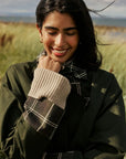 Khaki Tartan Trim Country Jacket