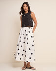 Kitty Polka Midi Skirt