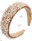 Pearl Headband - Nude/Rose Gold