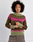 Kya Geo Sweater - Green