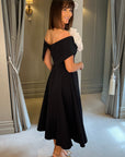 Kyoto Flare Dress - Black