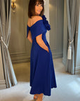 Kyoto Flare Dress - Cobalt