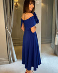Kyoto Flare Dress - Cobalt