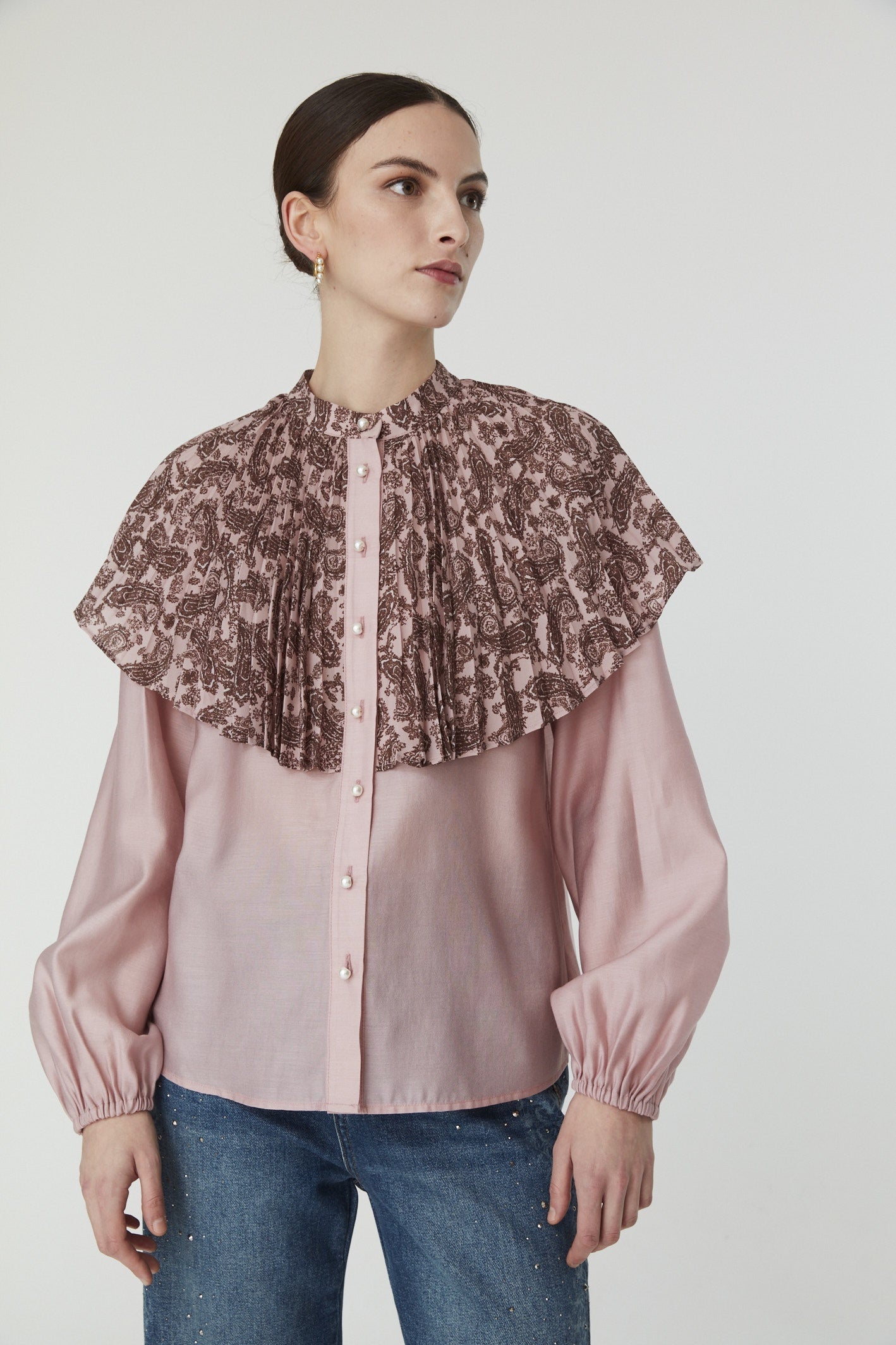 Laura Frill Shirt - Pink