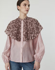 Laura Frill Shirt - Pink