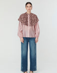 Laura Frill Shirt - Pink