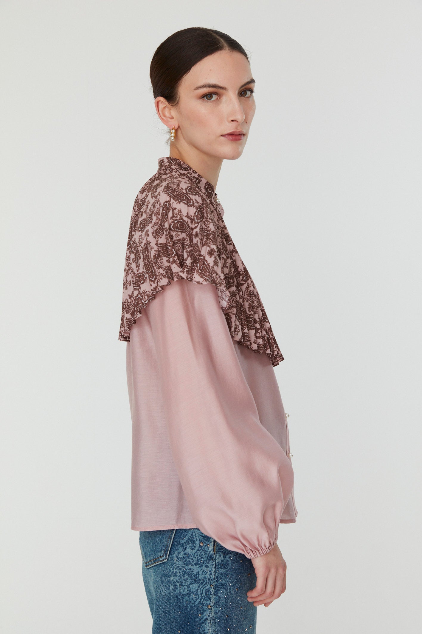 Laura Frill Shirt - Pink