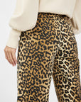 Leonora Leopard Print Denim Jeans